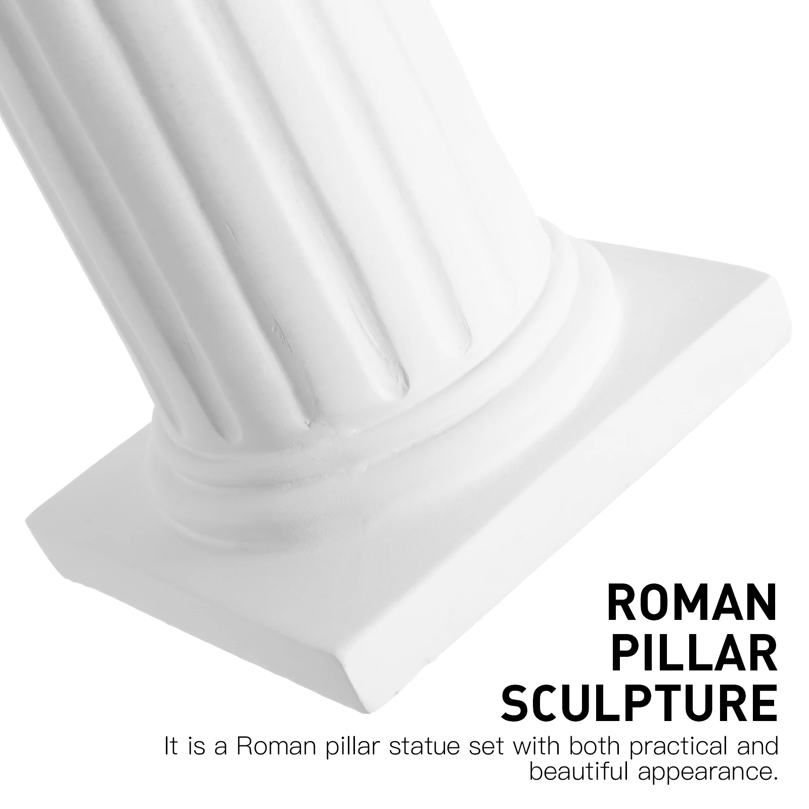 

1Pcs Roman Pillar Statue Classic Chic Coffee Table Tray Shelf Vanity Decor Roman Pillar Statues Garden Statues Photo Props