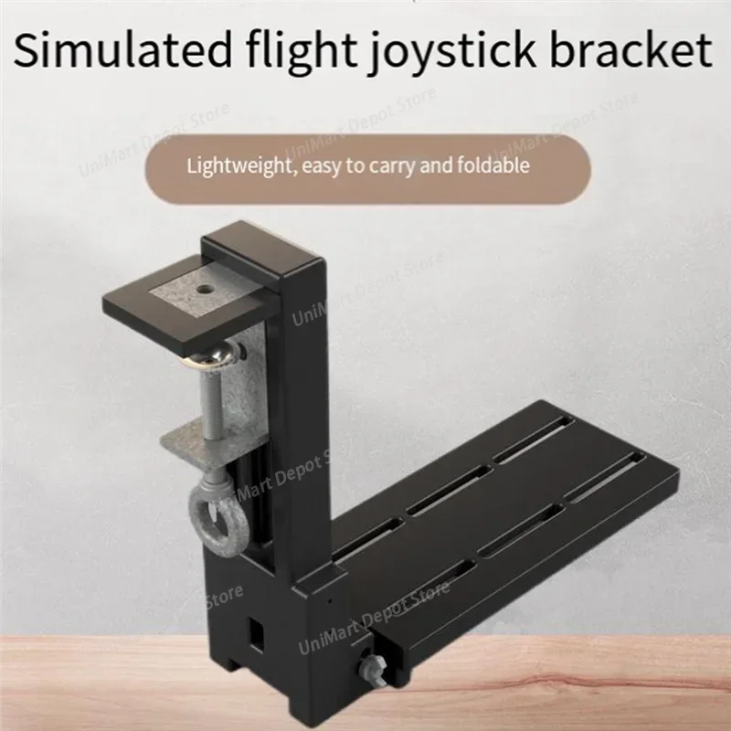 Foldable Flight Simulator Joystick Stand, Universal Holder for Flight Joystick Accessories