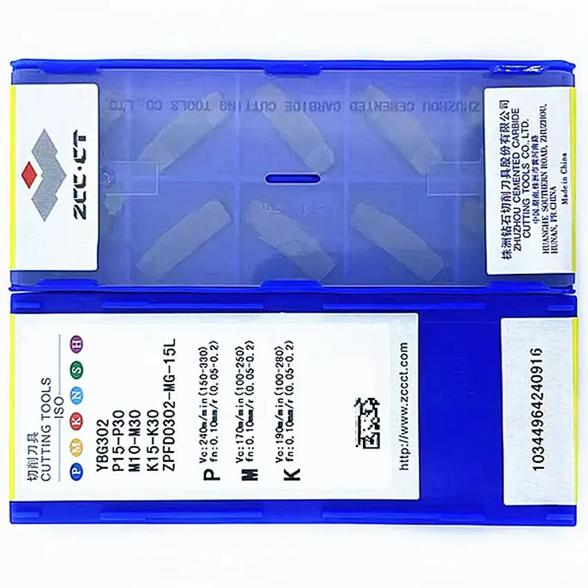 

ZPED02502-MG-15R YBG302/ZPED02502-MG-15L YBG302/ZPFD0302-MG-15R YBG302/ZPFD0302-MG-15L YBG302 ZCC.CT carbide insert turning tool