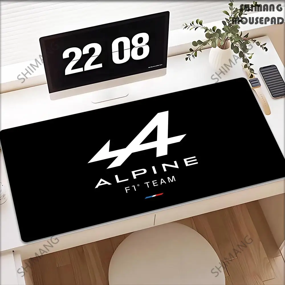 

Alpine Logo Tricolor Mouse Pad Gamer Mousepad Baby Bear Mouse Pad Large Mouse Mat Natural Rubber Desk Rug PC Desk Mats Design