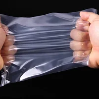 300/100PCS Transparent Zip Bags Food Jewelry Vacuum Storage Bag Plastic Thicken Reclosable Poly Bag Kitchen Organization Package 6