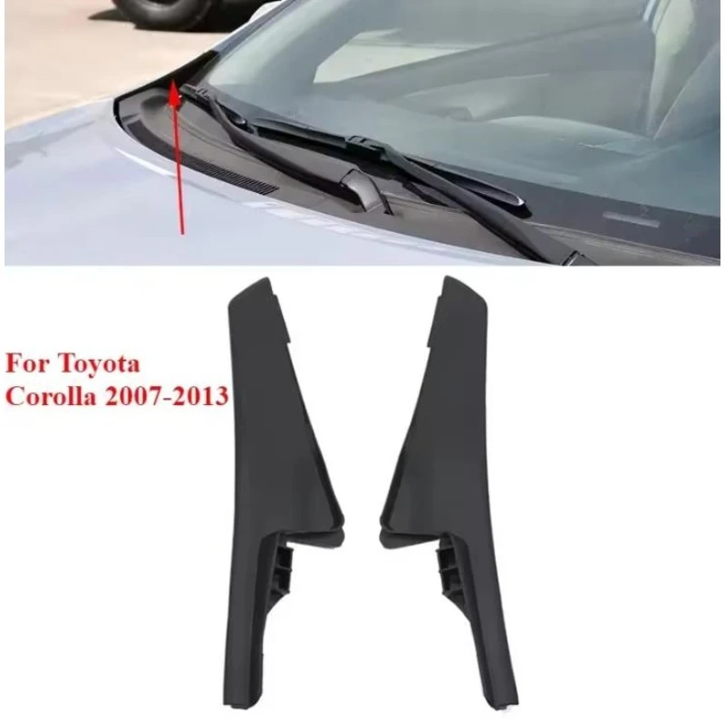 For Toyota Corolla 2007-2013 53823-02020 Car Front Windshield Wrap Corner Trim Cover Windshield Wrap Corner Trim