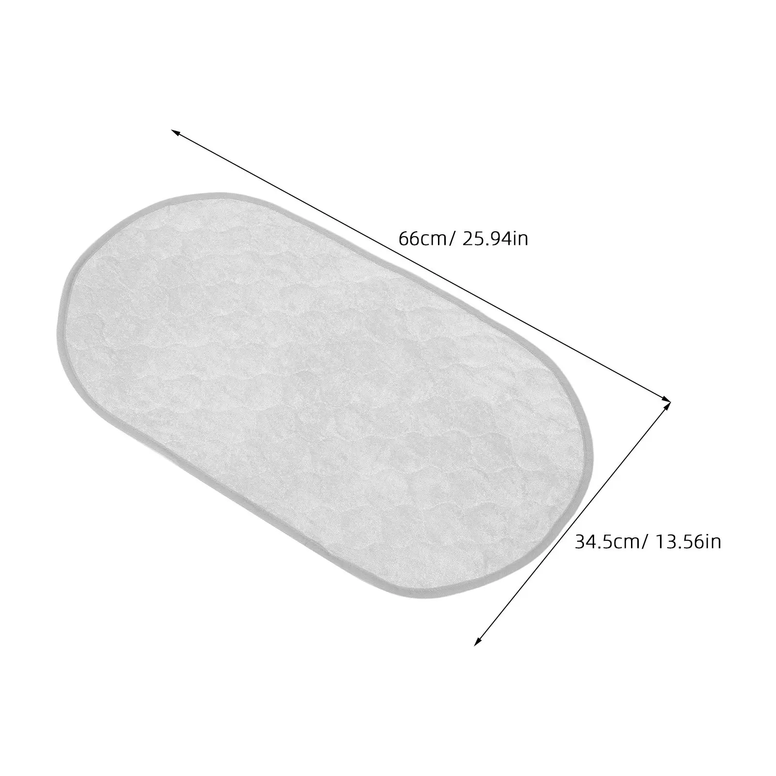 2Pcs Baby Changing Pad Reusable Waterproof Portable Travel Foldable Diaper Mat Liners Grey Easy Clean Reusable Diaper Pads