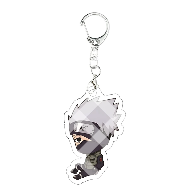 NARUTO Acrylic Keychain Shikamaru Nara Rock Lee Itachi Uchiha Creativity Hanging Ornaments Kawaii Cosplay Props Birthday Gift view 2