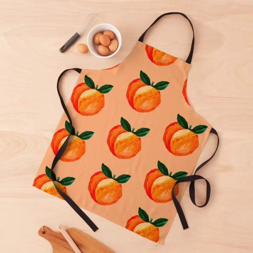 

Peach Apron Kitchen Kawaii Accessories Smock for hairdressing For Women Kitchen Cute Kitchen Accessories Apron
