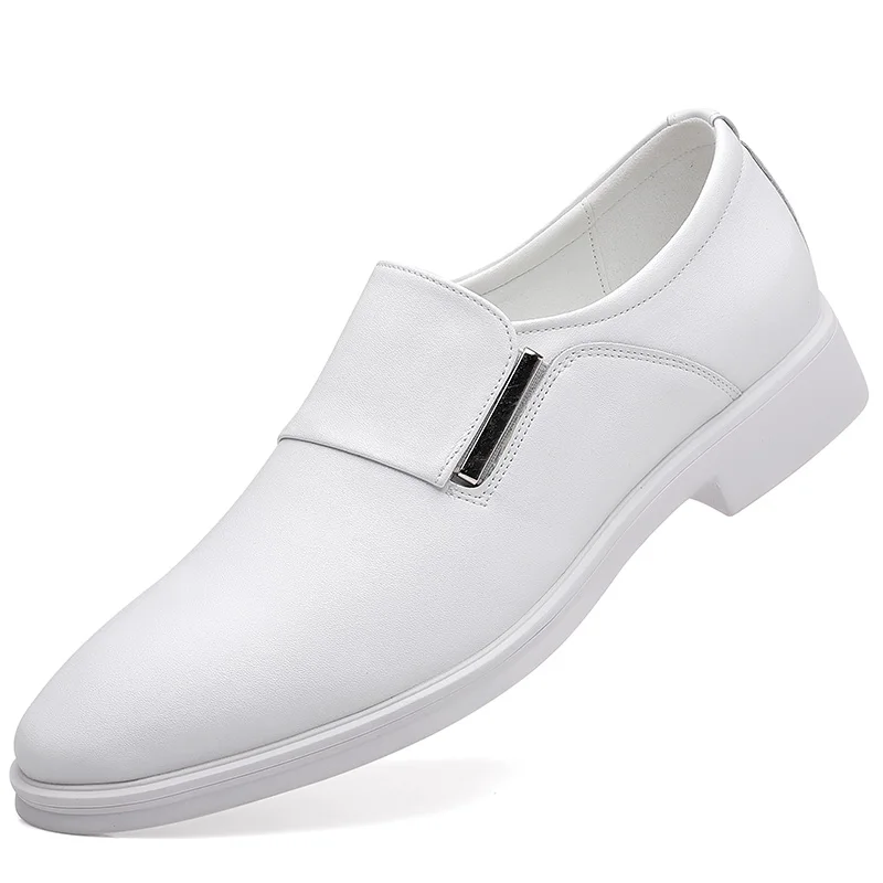 

Men's genuine leather shoes, fashionable business casual shoes, formal loafers, flat banquet men's shoes