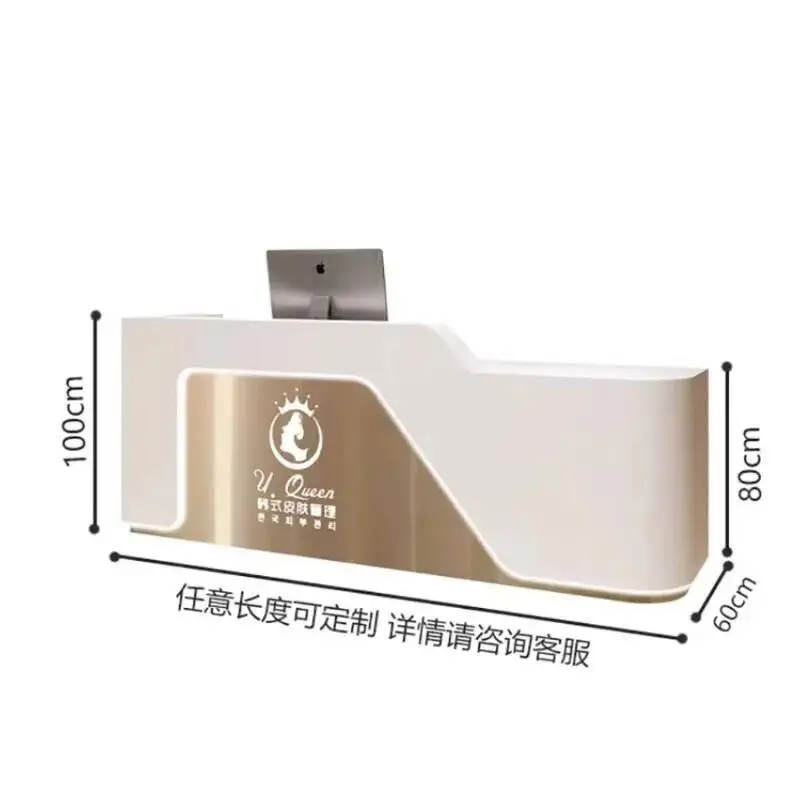 

Cabinet Modern Cashier Counter Glamour Bar Elegant Unique Simple Reception Desks Fashion Delicacy Mostrador Office Furniture