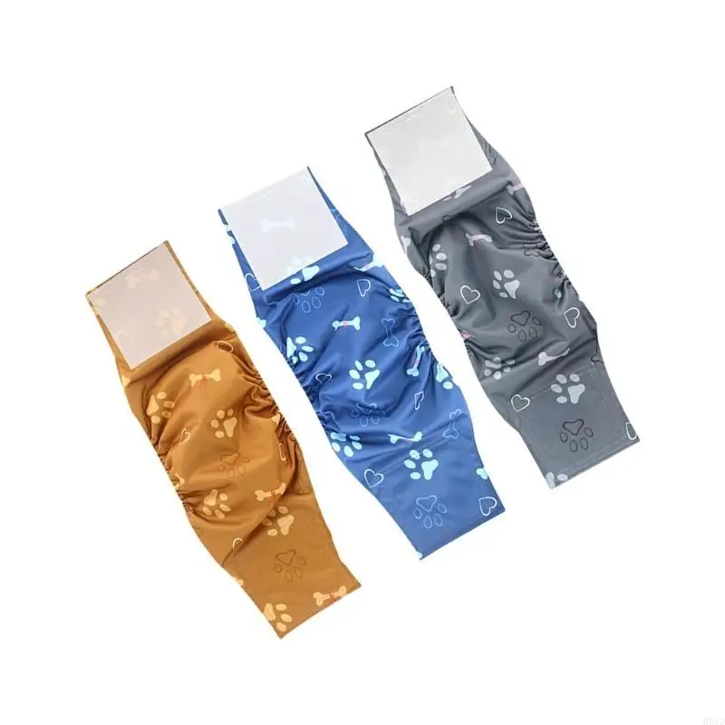 

R66D Adjustable Washable Pet Diaper Pantie For Small Animals Soft Polyester Fabric Leakproof Design Home Travel Essential