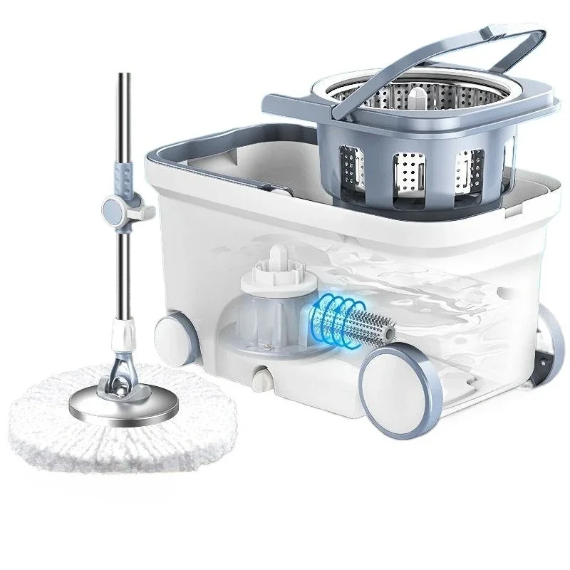 

Household automatic durable mop bucket mopping artifact, lazy hand-washing high-end rotating mop