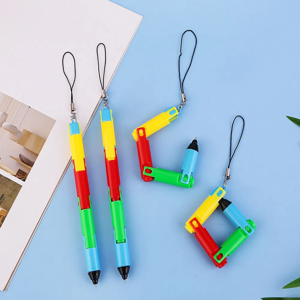 10 Pack Foldable Ballpoint Pens Bendable Writing Pens School Supplies Classroom Prizes Party Favors