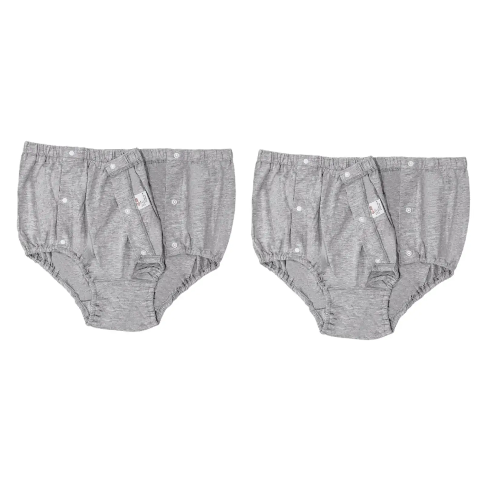 2x Adaptive Underwears Breathable Briefs Clothing Incontinence Underpants for Women Men Overnight Disabled Mom Dad Sleeping