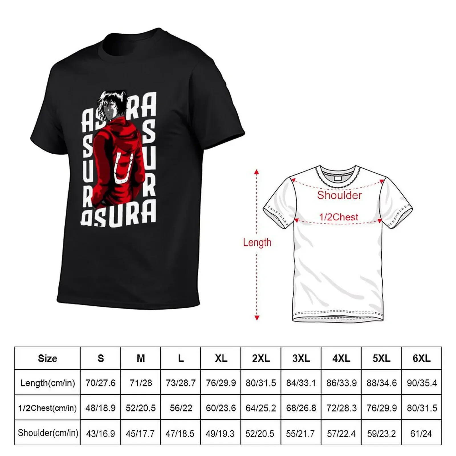 The Asura Ohma Tokita Kengan T-Shirt oversized sweat animal prinfor boys man t shirt t shirts for men graphic