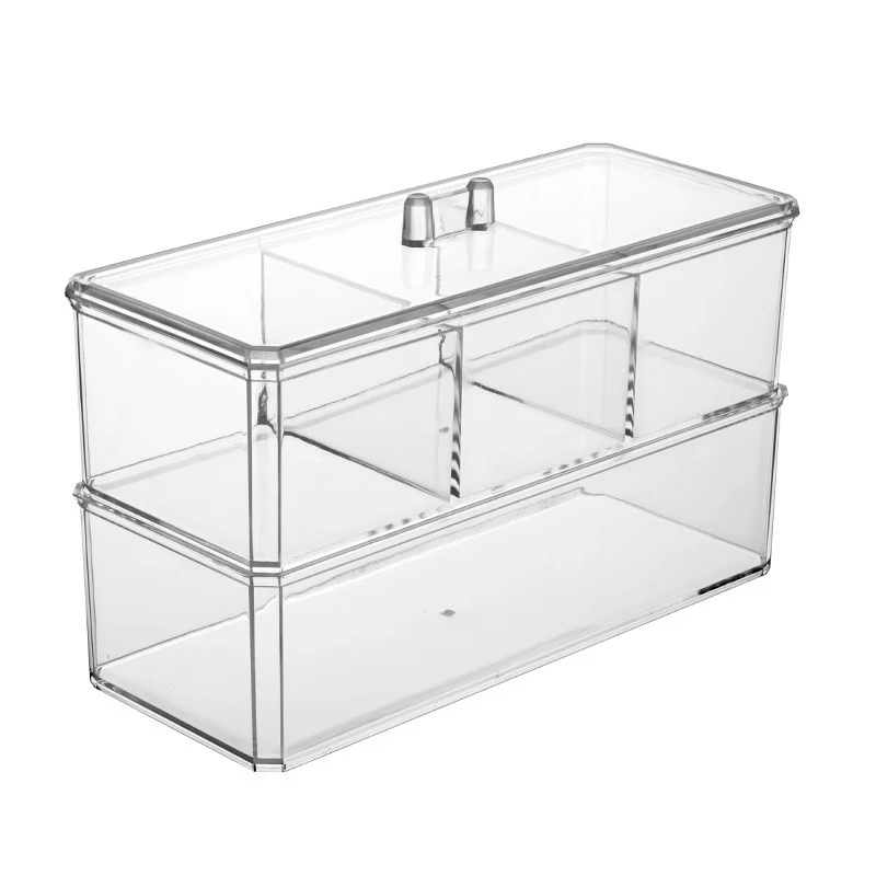 Boîte de rangement multifonctionnelle pour pinceaux de maquillage, EyebloggPays l, Baguettes Britware, Valise transparente, Outil de beauté