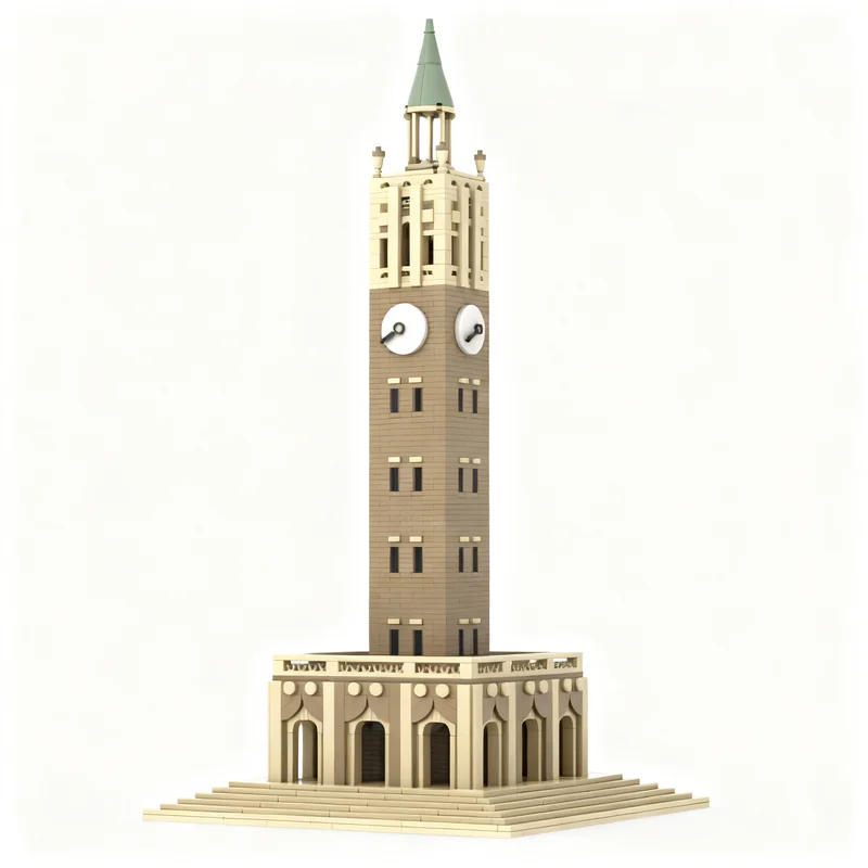 2360 peças MOC Modelo de Torre - Kids Education Bell avaliação e preço