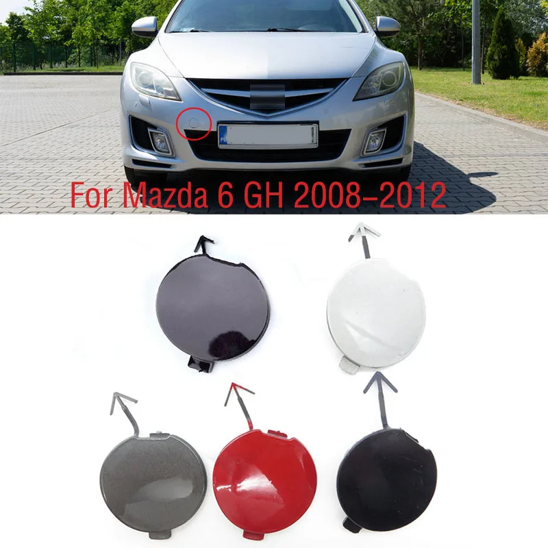 For Mazda 6 GH 2008 2009 2010 2011 2012 Car Front Bumper Tow Hook Cover Cap Trailer Hauling Eye Lid