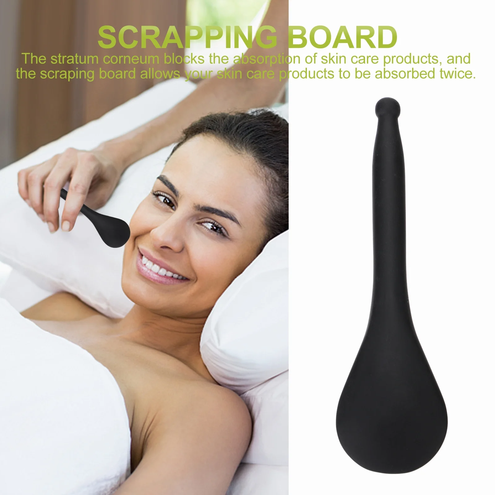 

Инструмент для массажа Гуа Ша, высококачественная скребковая палочка для лица, эргономичный дизайн для домашнего спа-салона, массажный бар, соскабливание