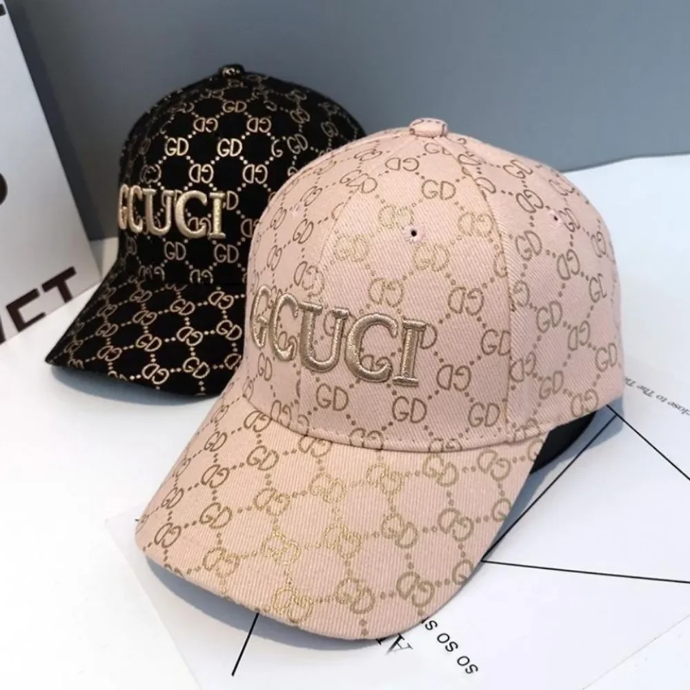 Moda Donna Uomo Berretto da baseball Ricamo Lettera Studente Sport Cappellini parasole