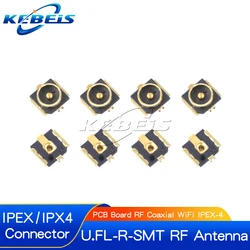 10/20/50 Uds IPX4/MHF4 generación 4 Base de antena de parche IPX4/U.FL SMT conector WiFi Coaxial RF generación 4 extremo de placa de antena