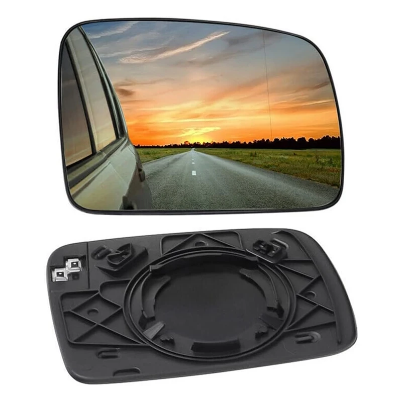 LR017067 Car Right Heated Mirror Glass With Backing Plate For Land Rover Discovery 3 Freelander 2 Range Rover Sport Parts