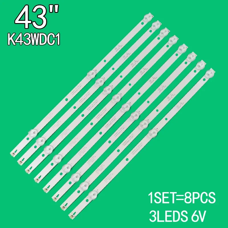 Adecuado para TV LCD de 43 pulgadas 4708-K43WDC-A3113N11 K430WDC1 A1 U43V870VKE L43E6800 43HFF5952/T3 43L1600C 43BDL4012n/62 43PFS412/12