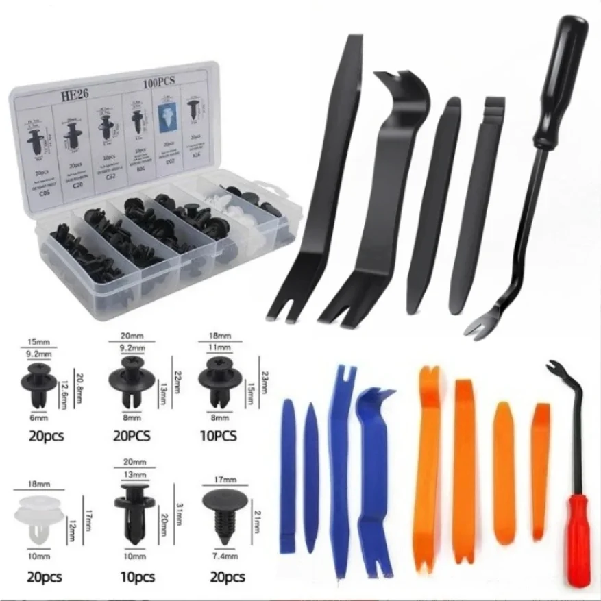 

Car Hand Tool Set Car Disassembly Tools Kit Stereo Repair DVD Repair Tool Dashboard Removal Tools Interior Plastic Trim Panel