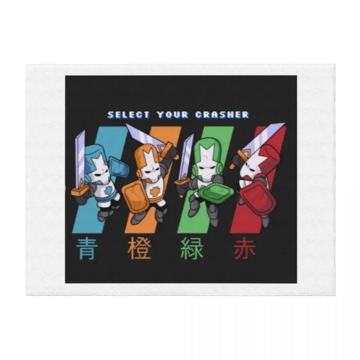 

Castle Crashers in Time Throw Blanket For Baby Luxury Thicken Flannels Sofas Blankets