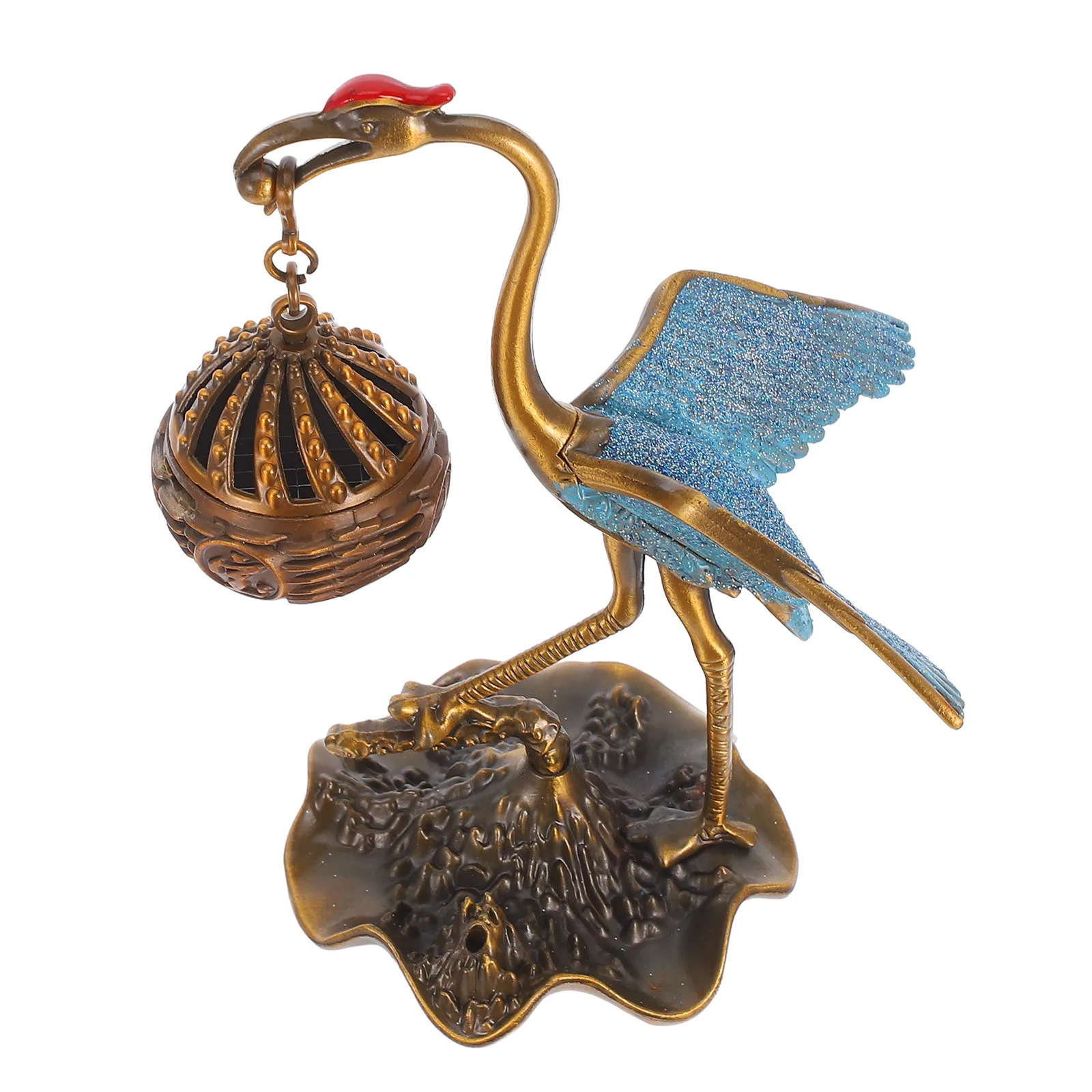

Incense Burner Crane Material Sticks Agarwood S Home Decor Vintage Incense Holder nament
