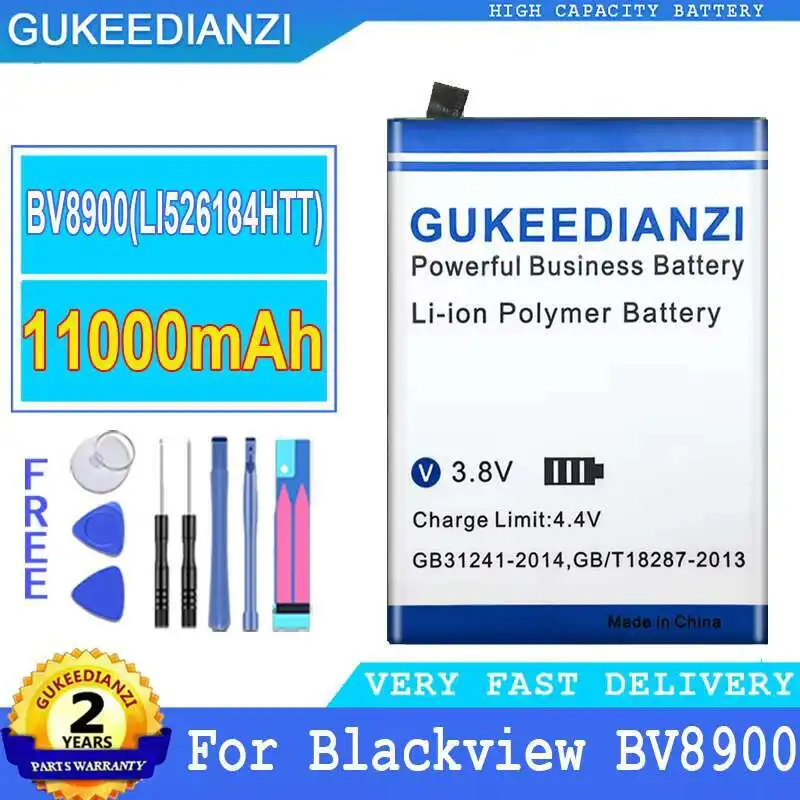 

High-Efficiency For Blackview BV8900 Long-Lasting Performance 11000Mah LI526184HTT Mobile Phone Battery