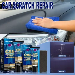 60/120ml Car Scratch Remover Kit Repair Cream Auto Body Scratch Remover Mark Repair Care Beauty Tool Car Care Accessories