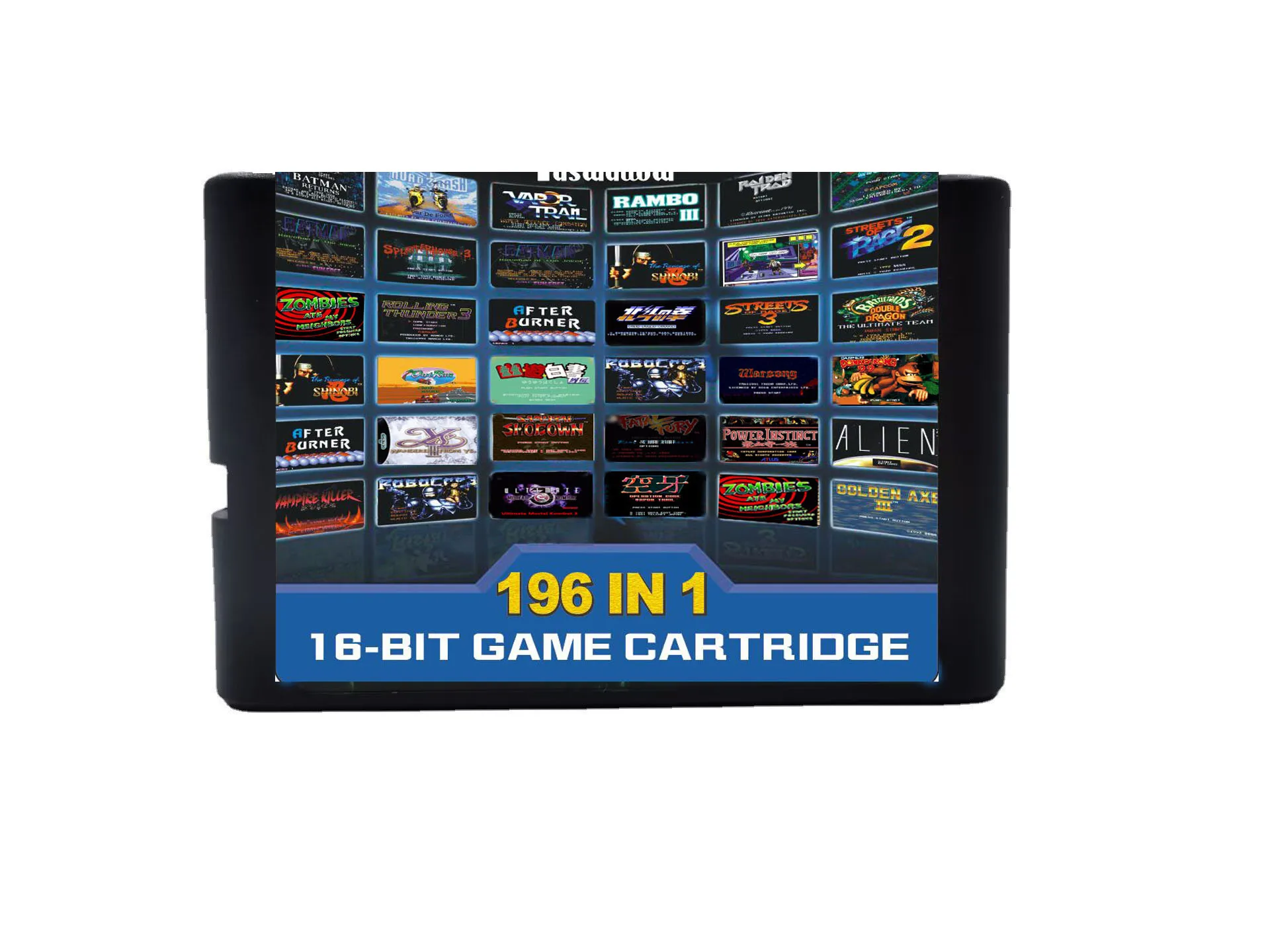 2025 los últimos juegos múltiples 196 en 1 para Sega Mega Drive para PAL y NTSC drop shipping