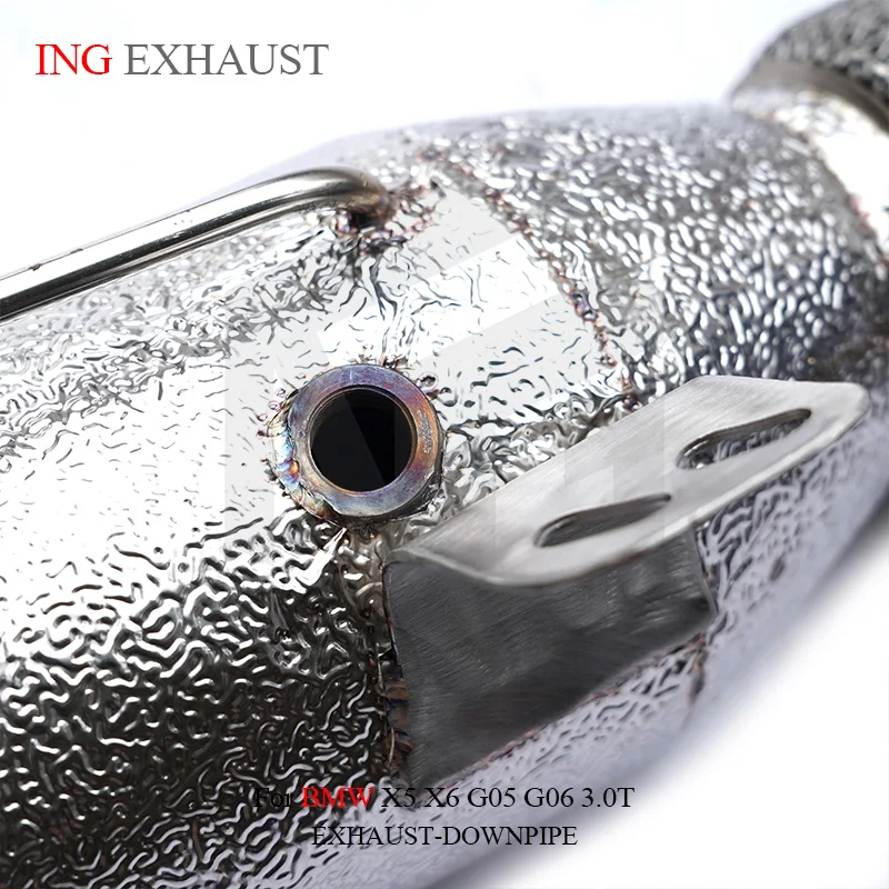 ING Performance exhaust Catalytics Downpipe for BMW X5 X6 G05 G06 3.0t Muffler Engine Header cylinder Power Escape System