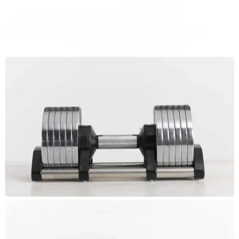32kg Dumbbell 4kg Increments Electroplated Adjustable Dumbbells Fitness Equipment with Detachable Weight
