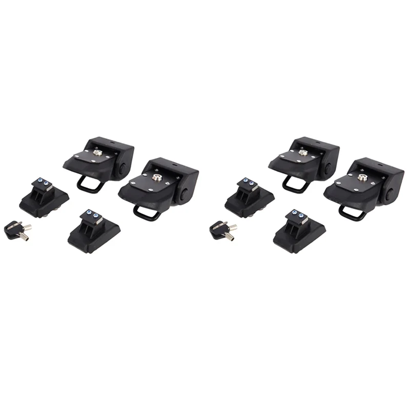 

2 Pair Locking Hood Catch Bonnet Latch With Key Kit Abs+Metal Durable And Anti-Rust For Wrangler Jl 2018-2020 MGO3