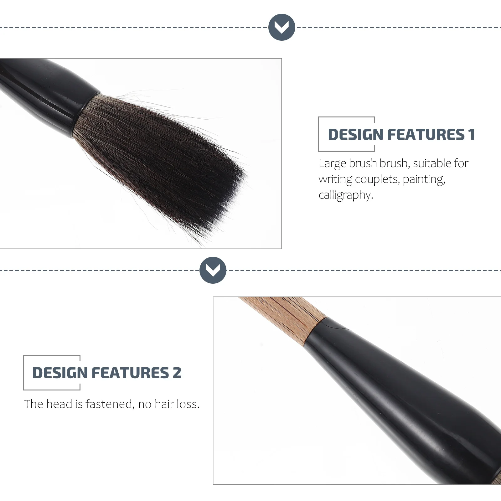 

Couplet Writing Brush Excellent Workmanship Chinese Painting Calligraphy and Stationery Student