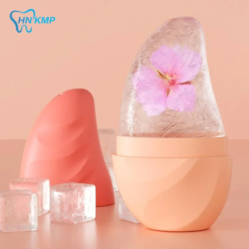 1PCS Ice Face Roller Face Lifting Contouring Tools Mango shape Silicone Ice Mold  Eye Facial Massager Beauty Skin Care Tools