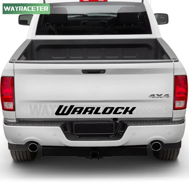 Reflective Car Tailgate Sticker Rear Trunk Tail Graphics Vinyl Decal For Dodge RAM 1500 SRT Warlock 2023 2024 Accessories - view 5