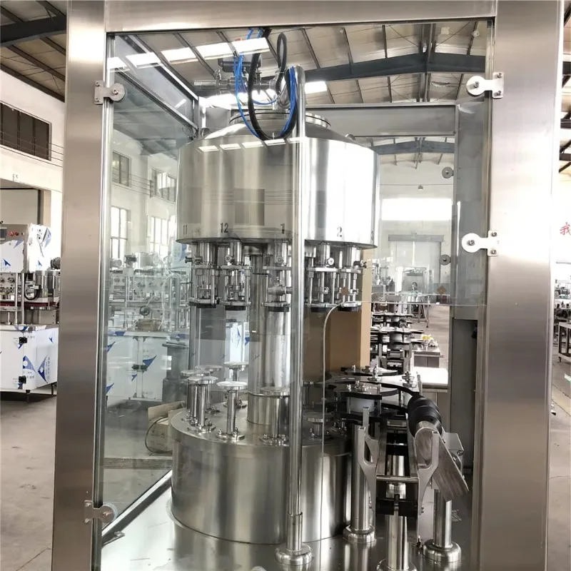 Liquid Filling Machine, Rotary Filling Machine, Filling Machine Automatic Bottled Liquid 12 Juice Production Machine