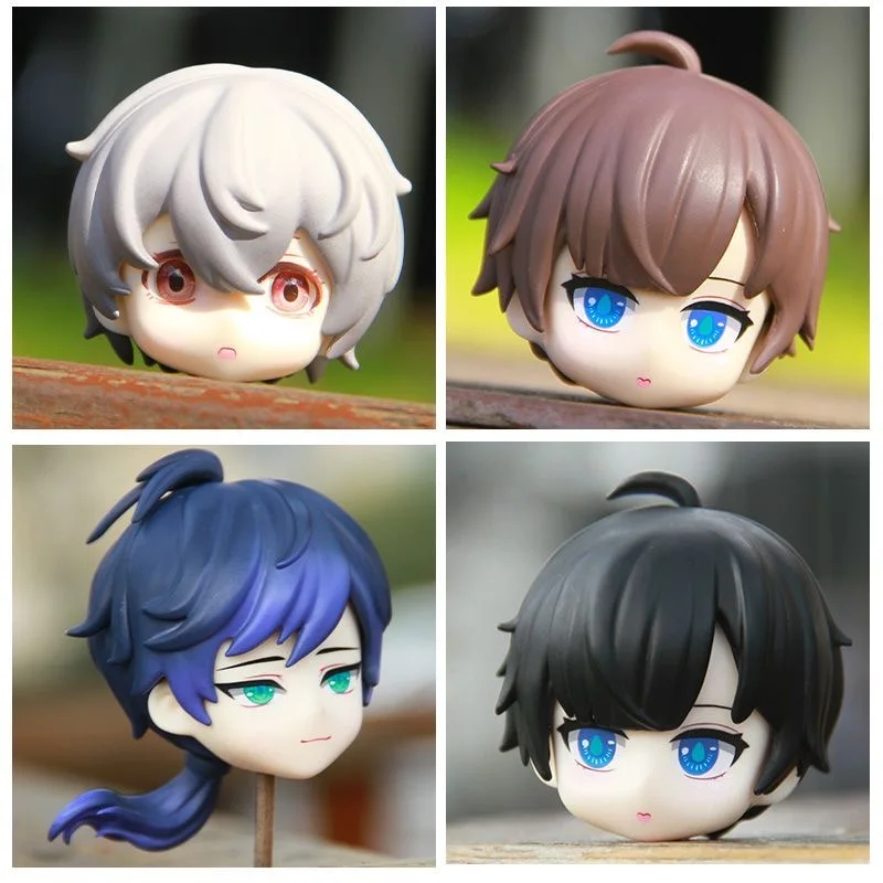 In Stock 1/12 Bjd Doll Hairstyle Head Gsc Replacement Hair And Face For Obitsu11 Ob11 Ymy Body Doll Accessories Surprise Toygift