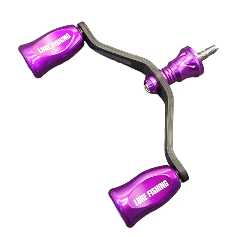 ダブルロッカースタイルのカーボンファイバーハンドル、リール用、nasci、sephia、stella、その他のモデルに対応