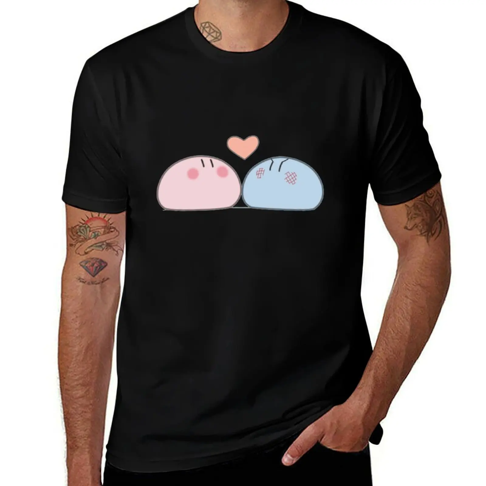 Dango daikazoku clannad after story T-Shirt Fashion Casual Short Sleeve T-Shirt