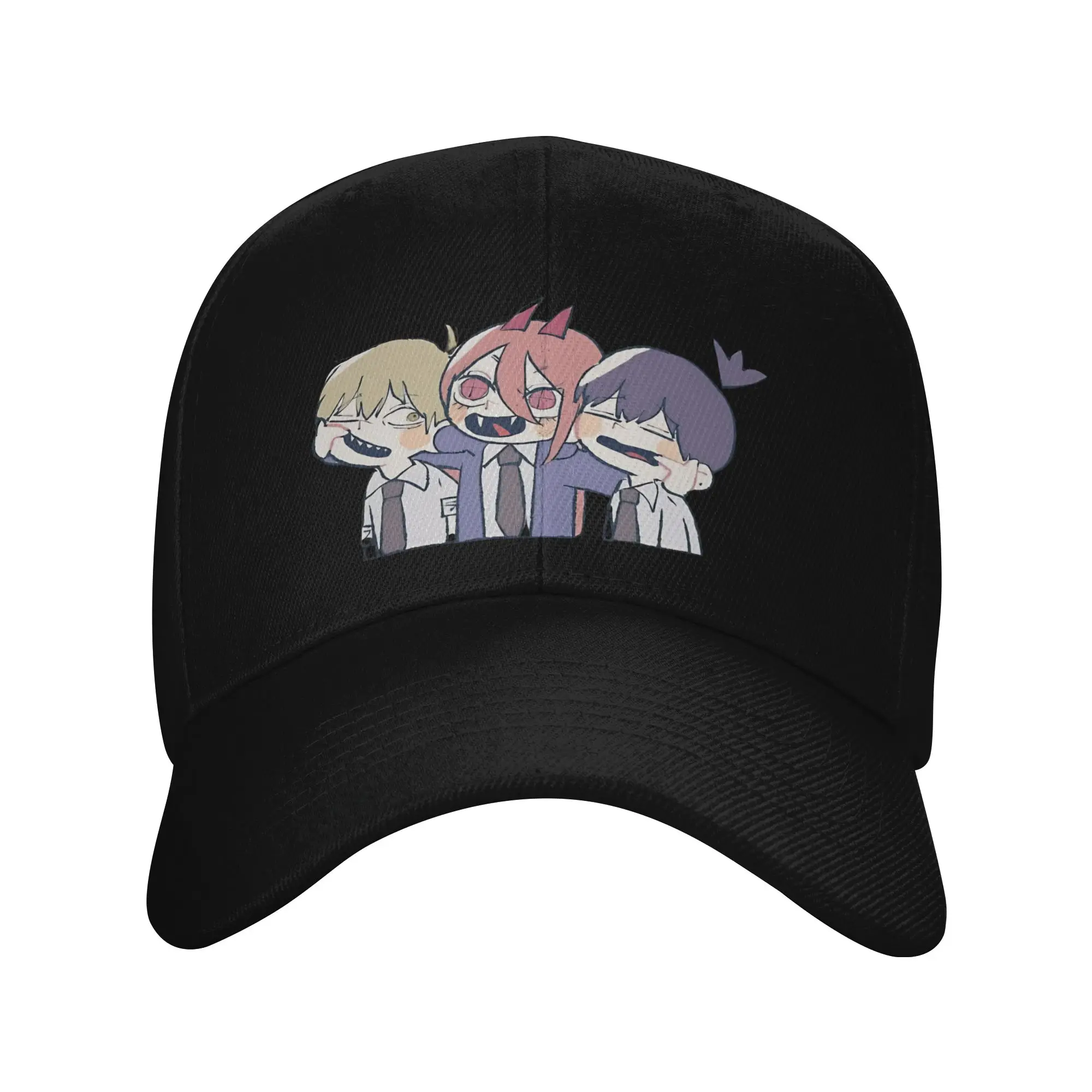 Casquette de baseball CSM Trio Group Hug Chainsaw Man, casquette de camionneur pour la chasse, le camping, la protection solaire, pour hommes adultes, style urbain, imprimée