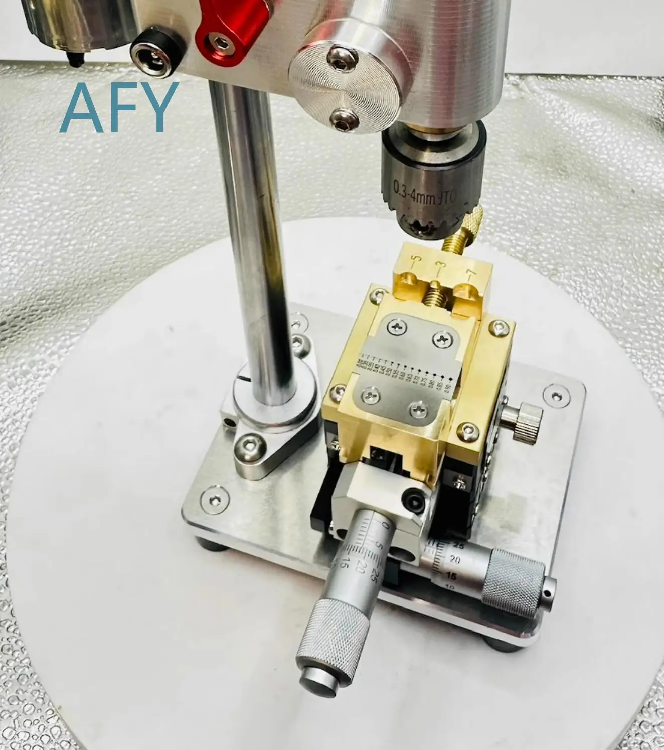 Mini Drilling Machine 0.3-4mm for Precision Watch Repair Tool Bench Drill with Adjustable Speed Power Adapter for Mini Bench