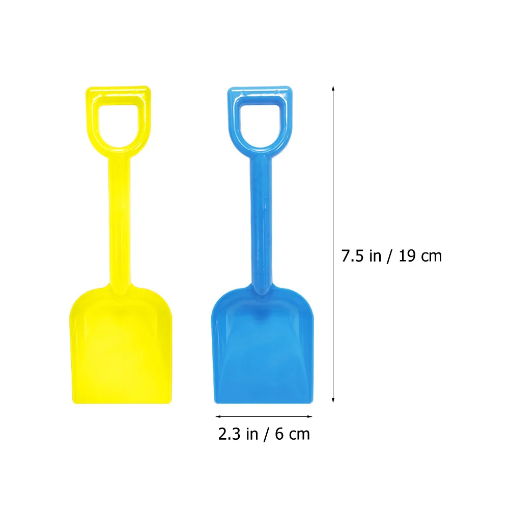 2 Pcs Kids Sand Beach Summer Toys Shovels for Pool Party Children Gardening