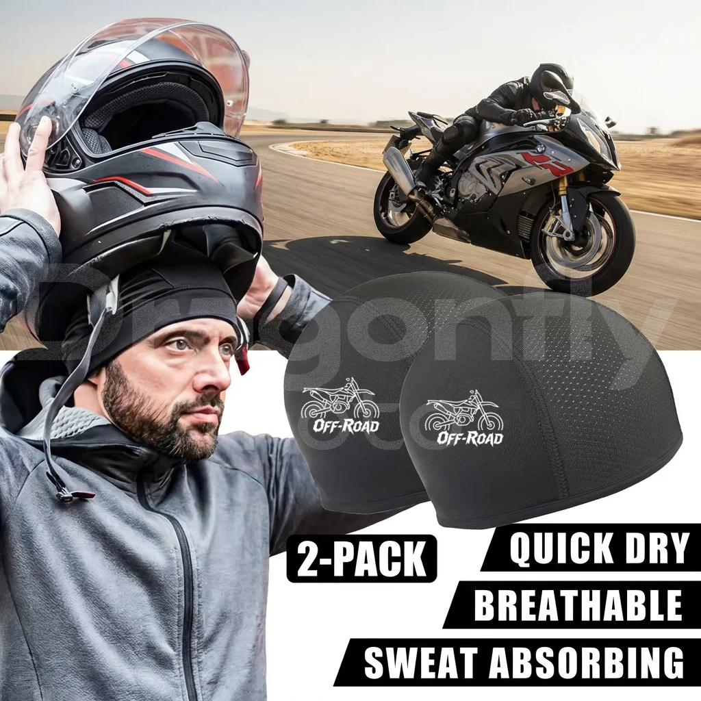 Motorcycle Helmet Inner Cap For Suzuki Drz 400 drz400e DRZ400 Drz400s Original Design Head Cover Beanie Hat Outdoor Sports Cap