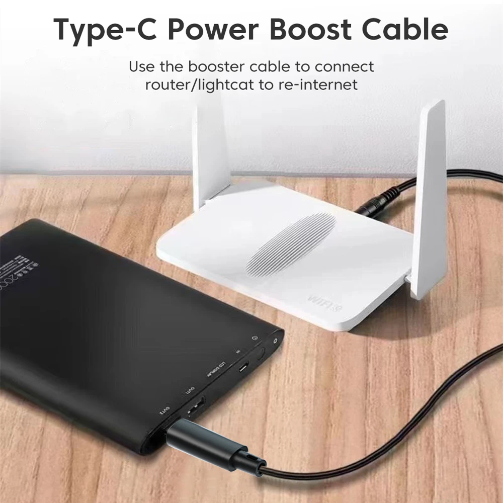 Convertitore caricabatterie USB C PD da tipo C a 9V 12V 15V 20V DC 5.5x2.1 5.5x2.5 4.0x1.7 4.8x1.7 3.0x1.1mm cavo di alimentazione per router