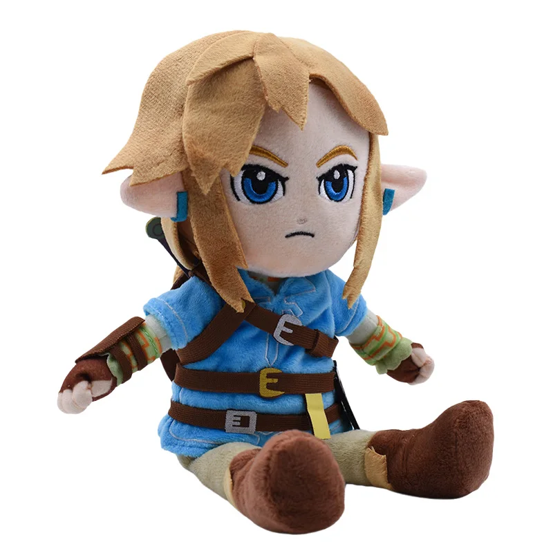 18-30cm a lenda de zelda brinquedos de pelúcia link elf seed homem jogo periférico figuras dos desenhos animados bonecas macias crianças presentes de aniversário