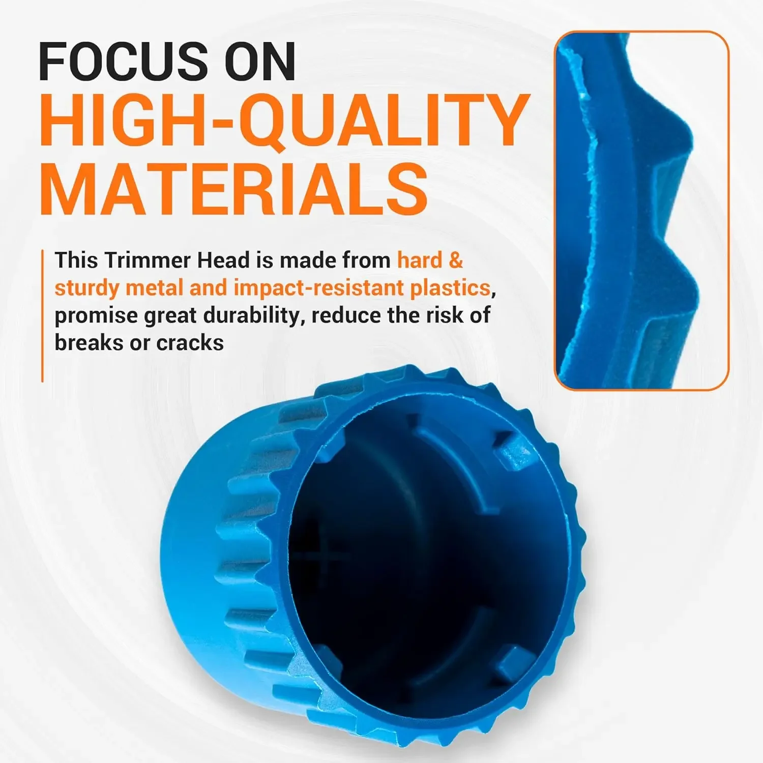 T25 T35 النايلون الانتهازي رئيس عثرة المقبض Husqvarna سلسلة الانتهازي سماعات رأس جزازة العشب رئيس استبدال جزء قاطع غاز حديقة أداة #3