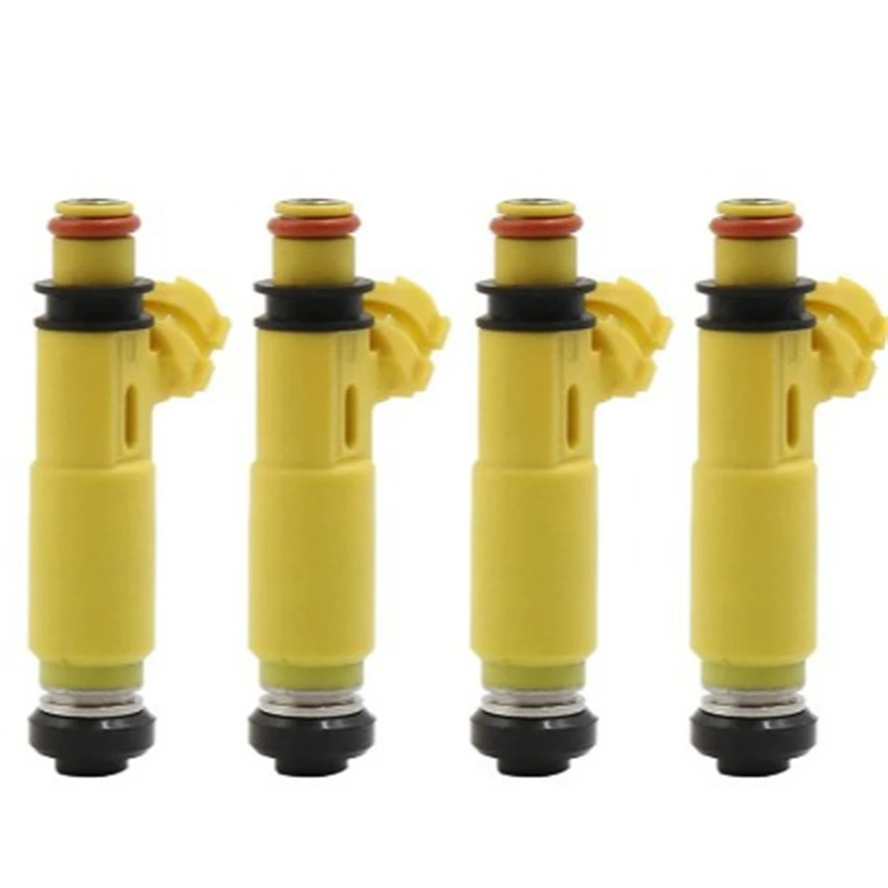 ​4x 450cc For MAZDA RX8 RX7 13B Miata Yellow Fuel Injectors 195500-4450 Practical And Durable Easy To Use