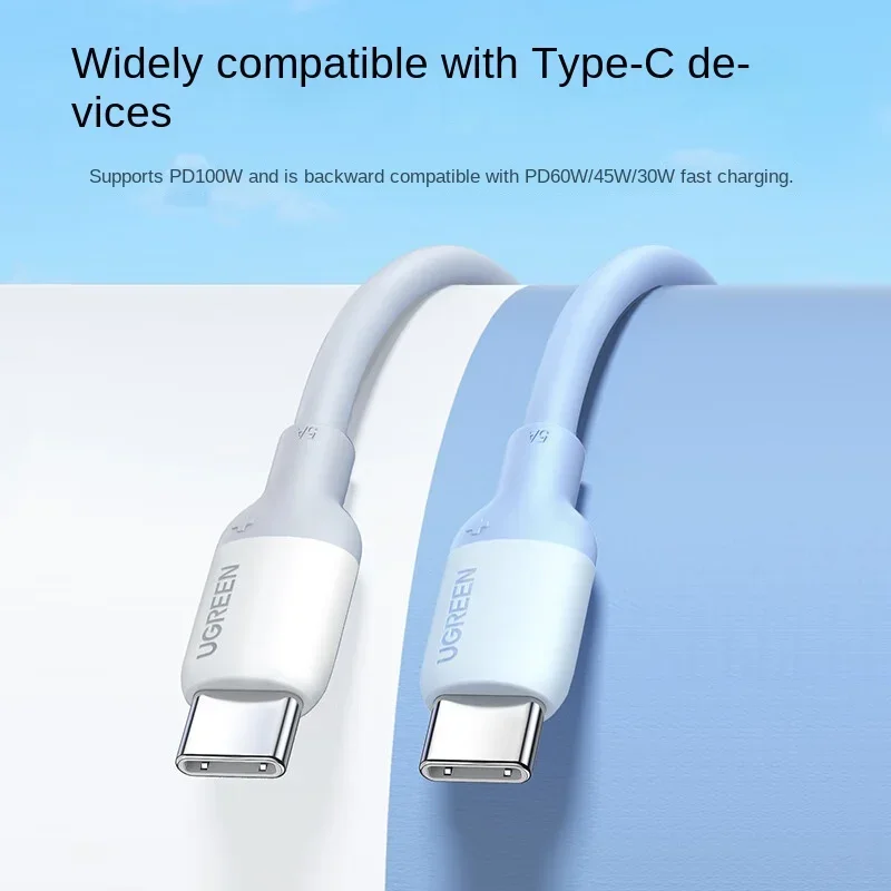 Ugreen USB C to USB C Cable PD Fast charger short 25cm 50cm 1m 1.5m 2m USB Type C Cable For Apple xiaomi huawei Samsung Notebook