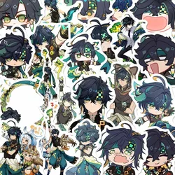 Kinich Genshin Impact Anime Stickers Game Sticker Childrens Stationery Student Message Collection Gift Waterproof Diy Phone Case